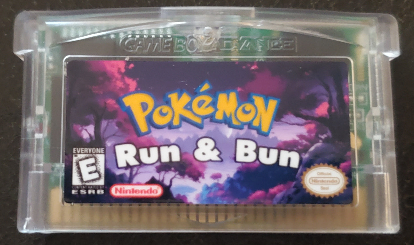 Pokemon ROM Hacks GBA Video Game Cartridges Custom Gameboy Advance