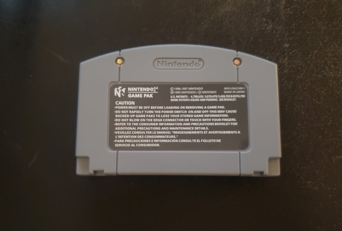 Mega Man 64 N64 Nintendo 64 Video Game Cartridge 2001