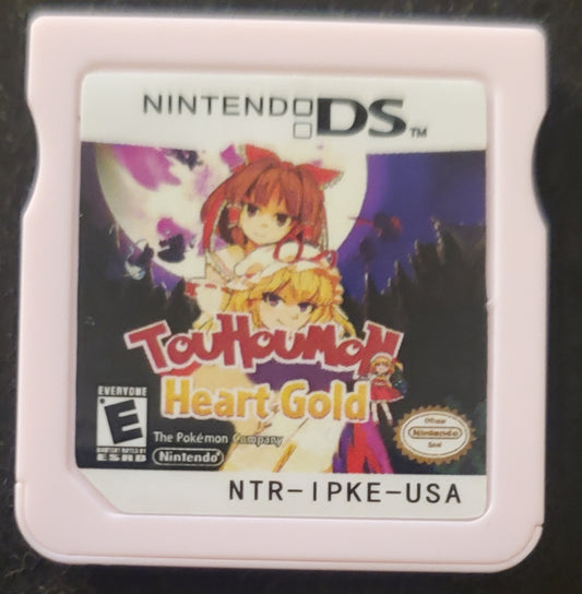 Pokemon Touhoumon HeartGold Nintendo DS Custom ROM Hack Video Game