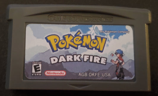 Pokemon Dark Fire GBA ROM Hack Video Game Boy Advance
