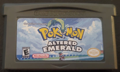 Pokemon Altered Emerald GBA ROM Hack Video Game Boy Advance