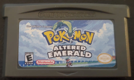 Pokemon Altered Emerald GBA ROM Hack Video Game Boy Advance