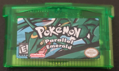 Pokemon Parallel Emerald GBA ROM Hack Video Game Boy Advance