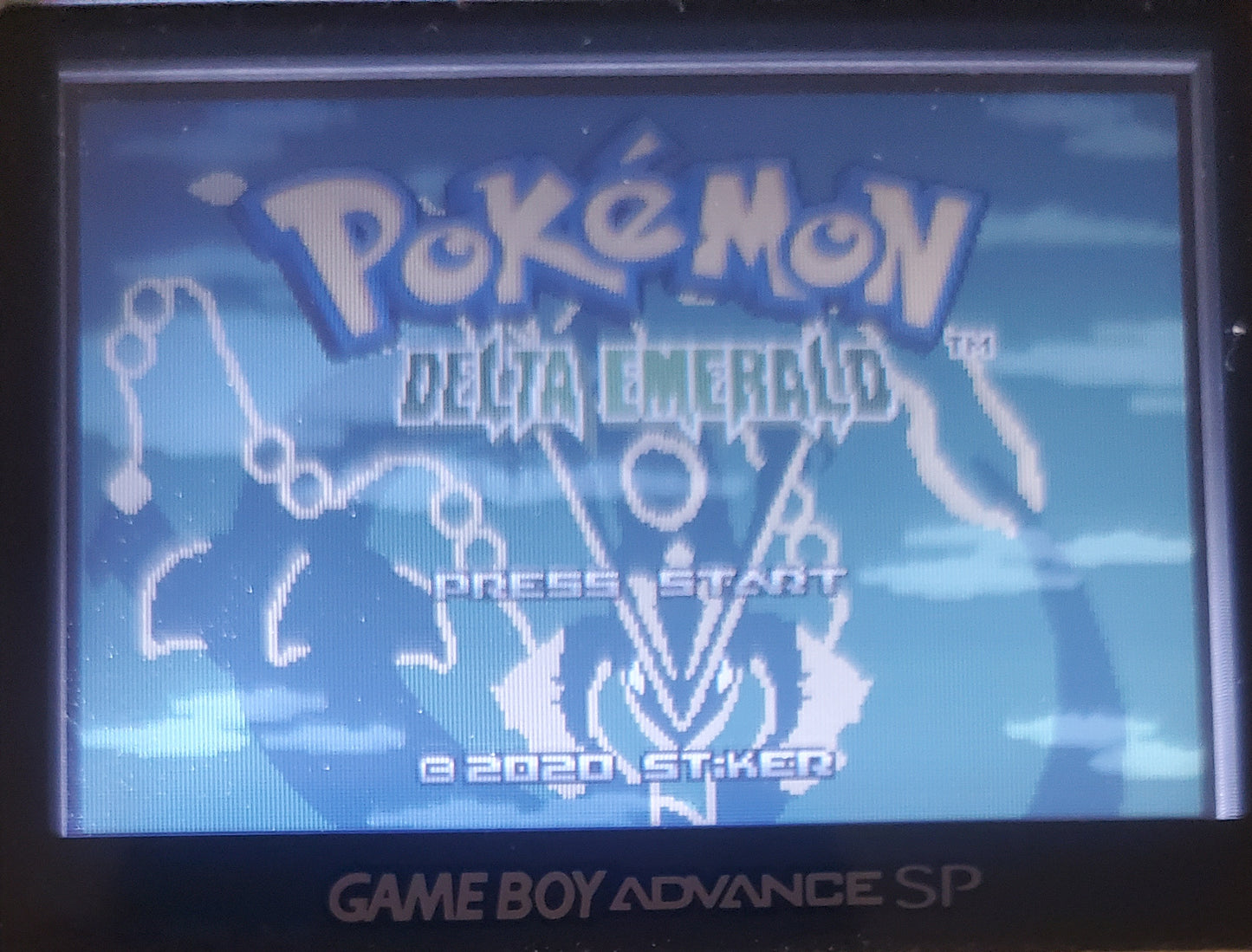 Pokemon Delta Emerald GBA ROM Hack Video Game Boy Advance
