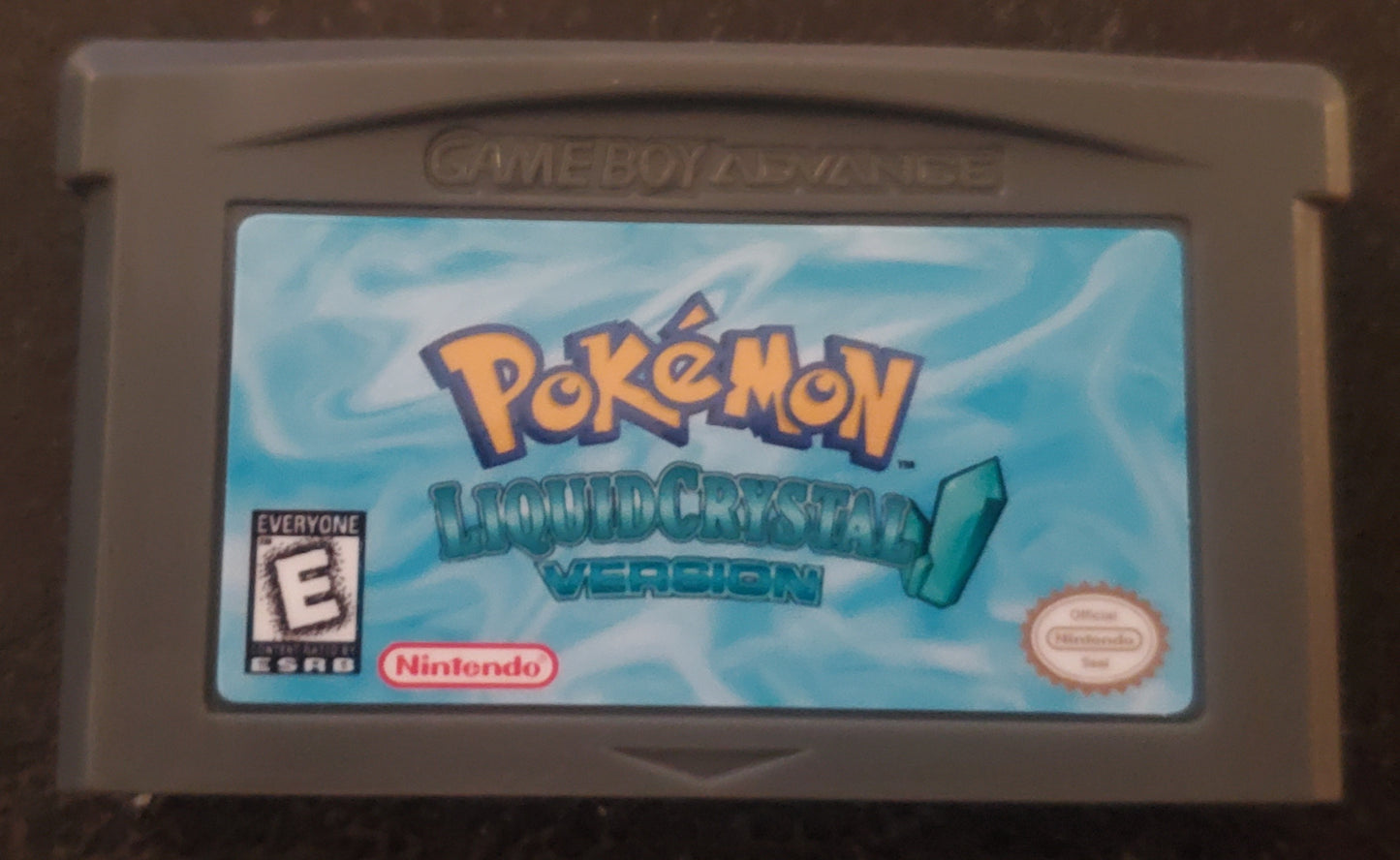 Pokemon Liquid Crystal GBA ROM Hack Video Game Custom Gameboy Advance