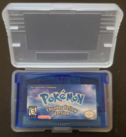 Pokemon Thunder Yellow GBA ROM Hack Video Game Custom Gameboy Advance