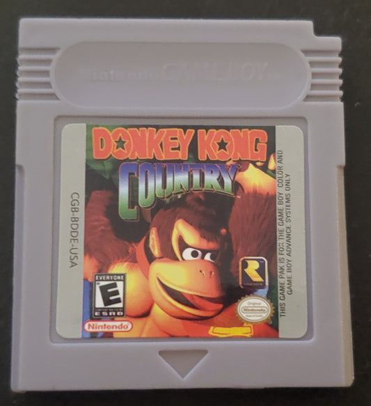 Donkey Kong Country Gameboy Color GBC Video Game Catridge 2000