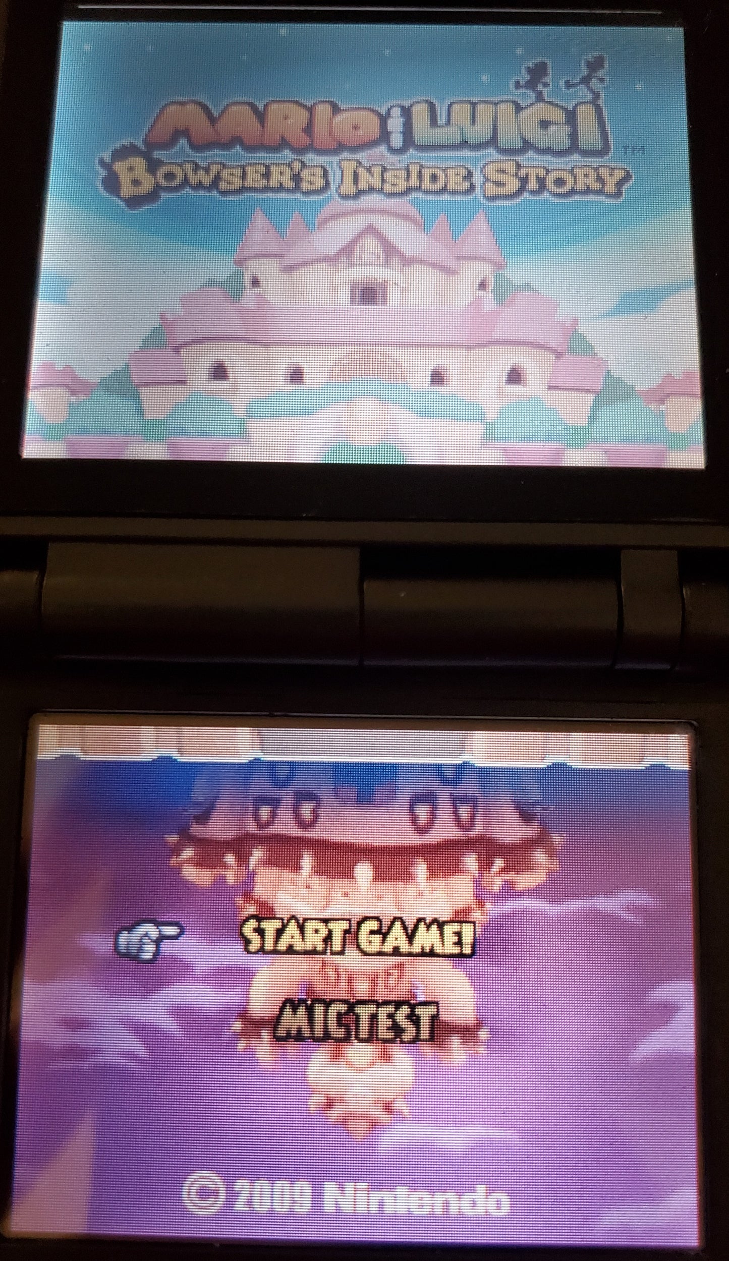 Mario and Luigi Bowser's Inside Story Video Game Nintendo DS 2009