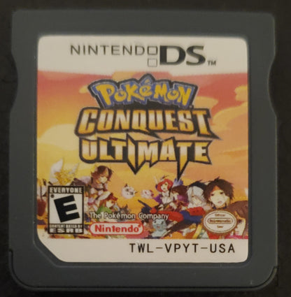 Pokemon Conquest Ultimate Video Game Nintendo DS with Box
