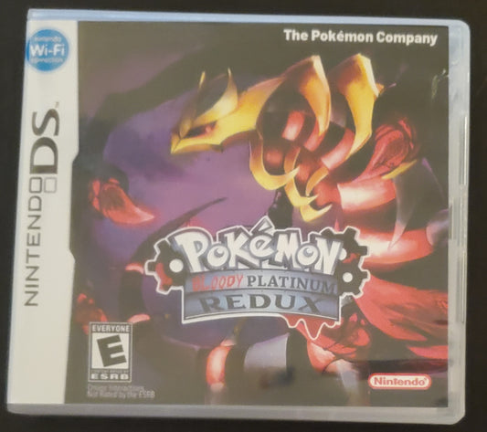 Pokemon Bloody Platinum Redux Video Game Nintendo DS with Box
