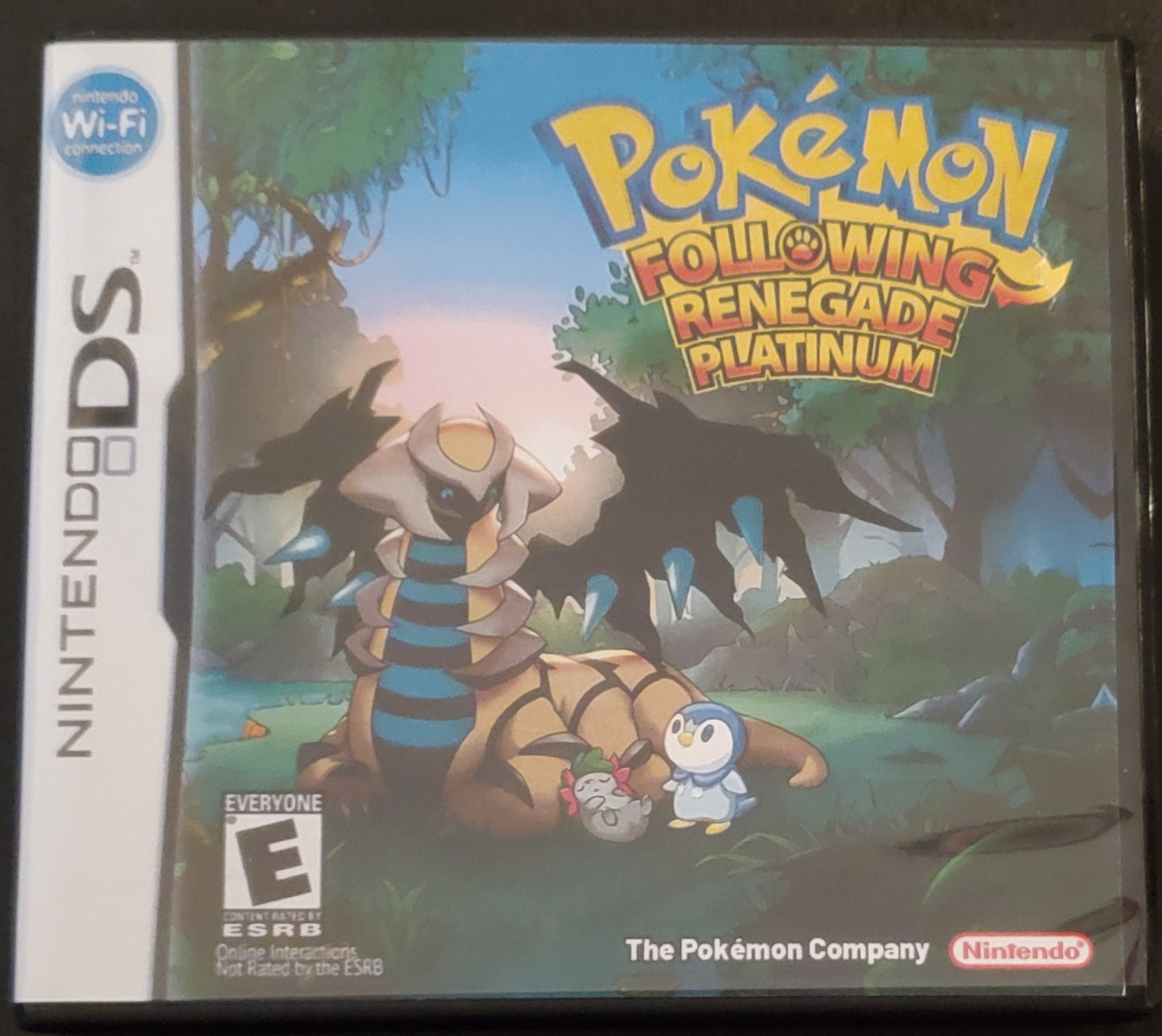 Pokemon FollWing Renegade Platinum Video Game Nintendo DS with Box