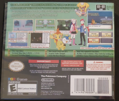 Pokemon FollWing Renegade Platinum Video Game Nintendo DS with Box