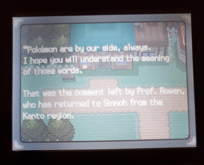 Pokemon FollWing Renegade Platinum Video Game Nintendo DS with Box