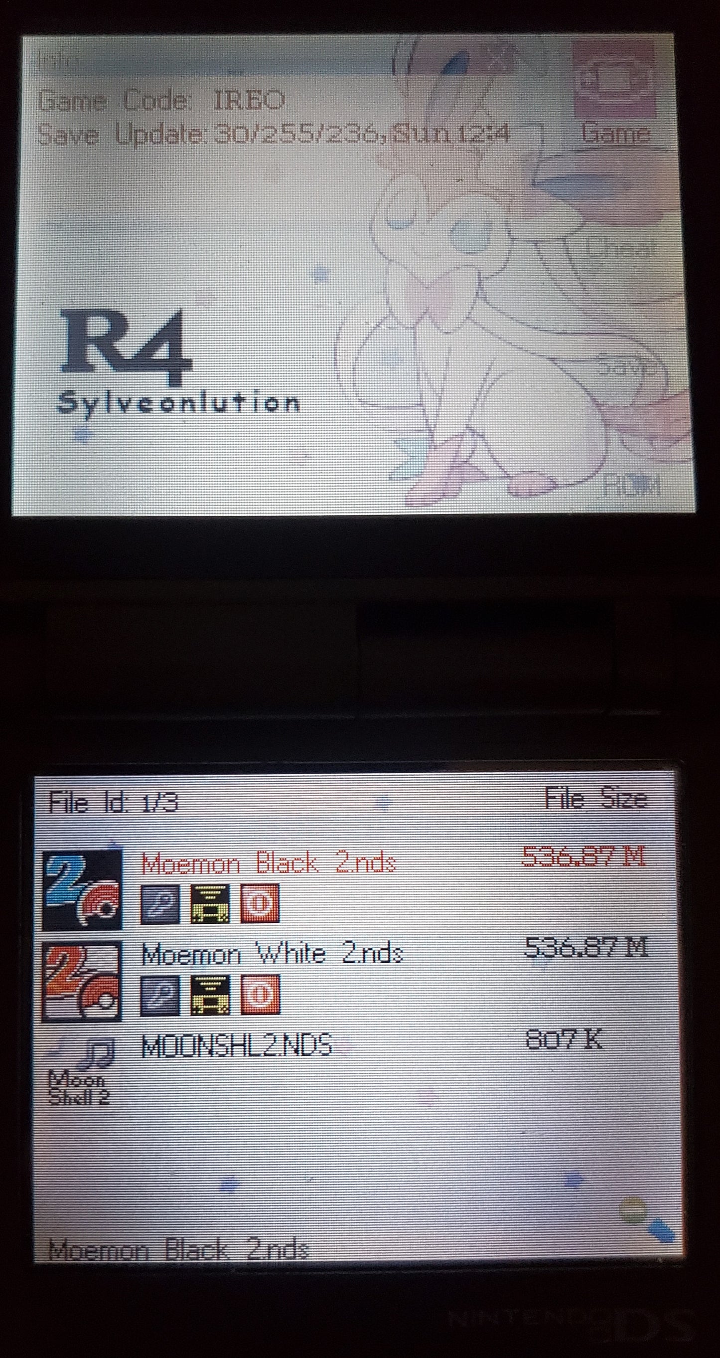 Pokemon Moemon Black and White 2 Video Game Nintendo DS with Box