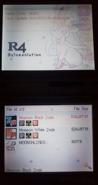 Pokemon Moemon Black and White 2 Video Game Nintendo DS with Box