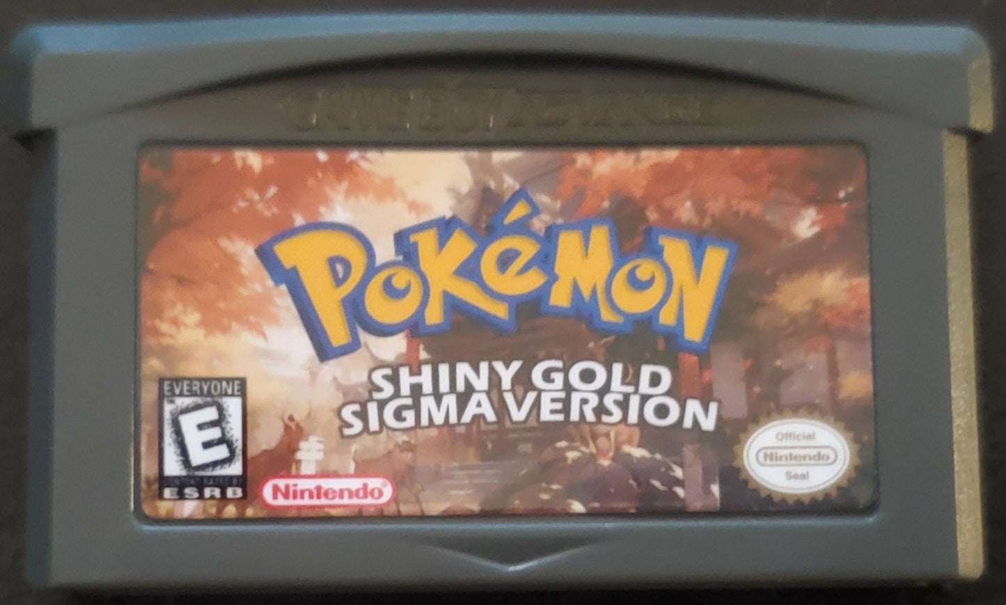 Pokemon ShinyGold Sigma GBA Video Game ROM Game Boy Advance