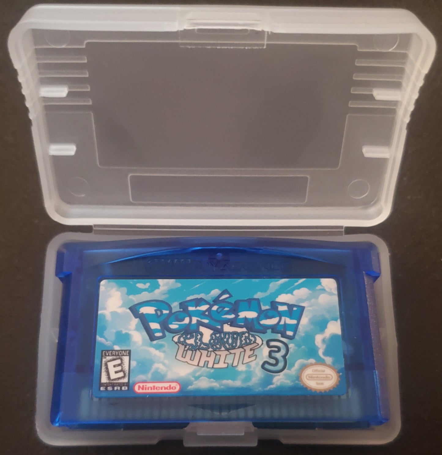 Pokemon Cloud White 3 GBA ROM Hack Video Game Boy Advance