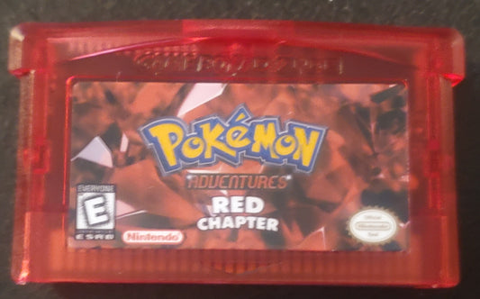 Pokemon Adventures Red Chapter GBA ROM Hack Video Game Boy Advance