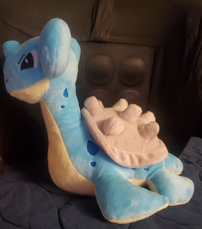 Pokemon Lapras Plush Soft Stuffed Doll Toys Cute Kids Toy 10 Inch