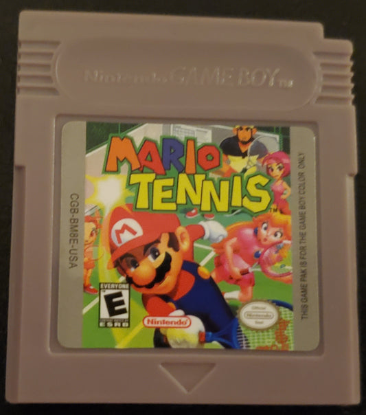 Mario Tennis GBC Video Game Catridge Gameboy Color