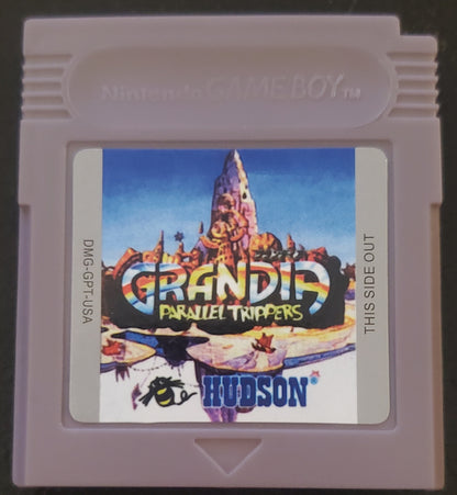 Grandia Parallel Trippers GBC Video Game Catridge Gameboy Color