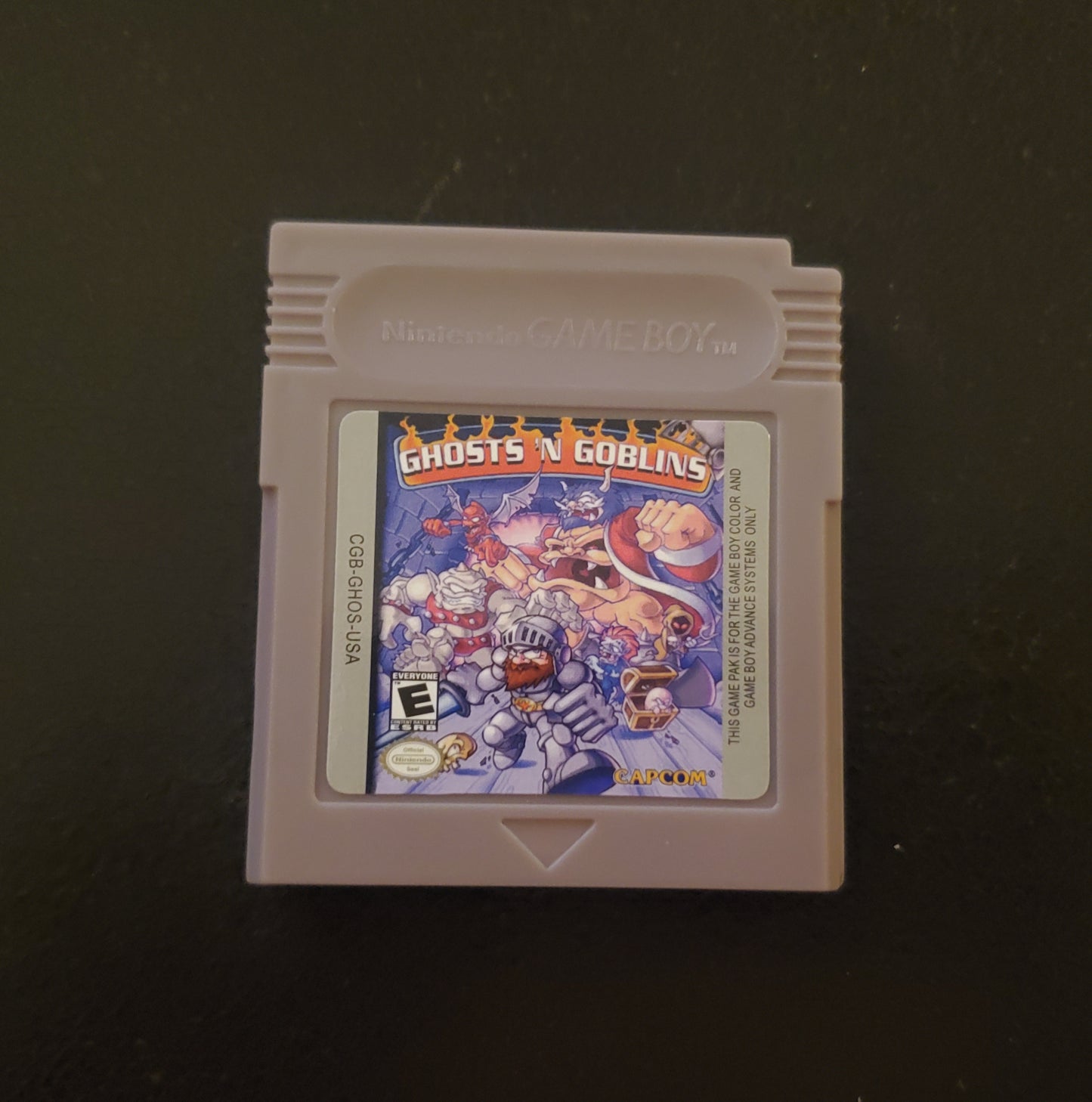 Ghosts N Goblins GBC Video Game Catridge Gameboy Color 2000