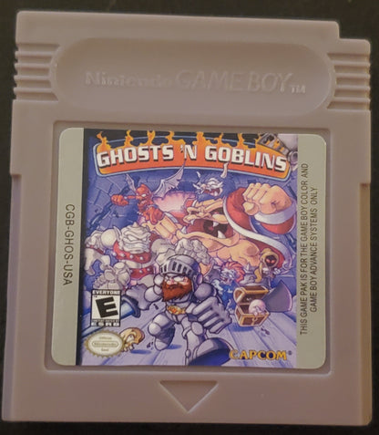 Ghosts N Goblins GBC Video Game Catridge Gameboy Color 2000