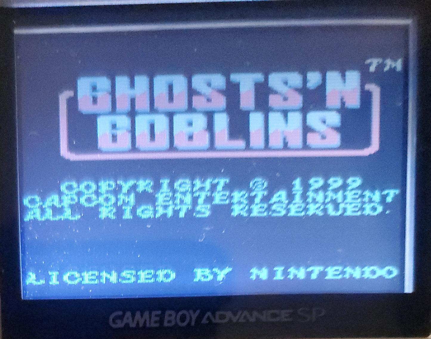 Ghosts N Goblins GBC Video Game Catridge Gameboy Color 2000