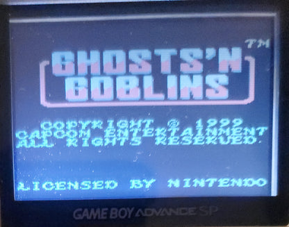 Ghosts N Goblins GBC Video Game Catridge Gameboy Color 2000