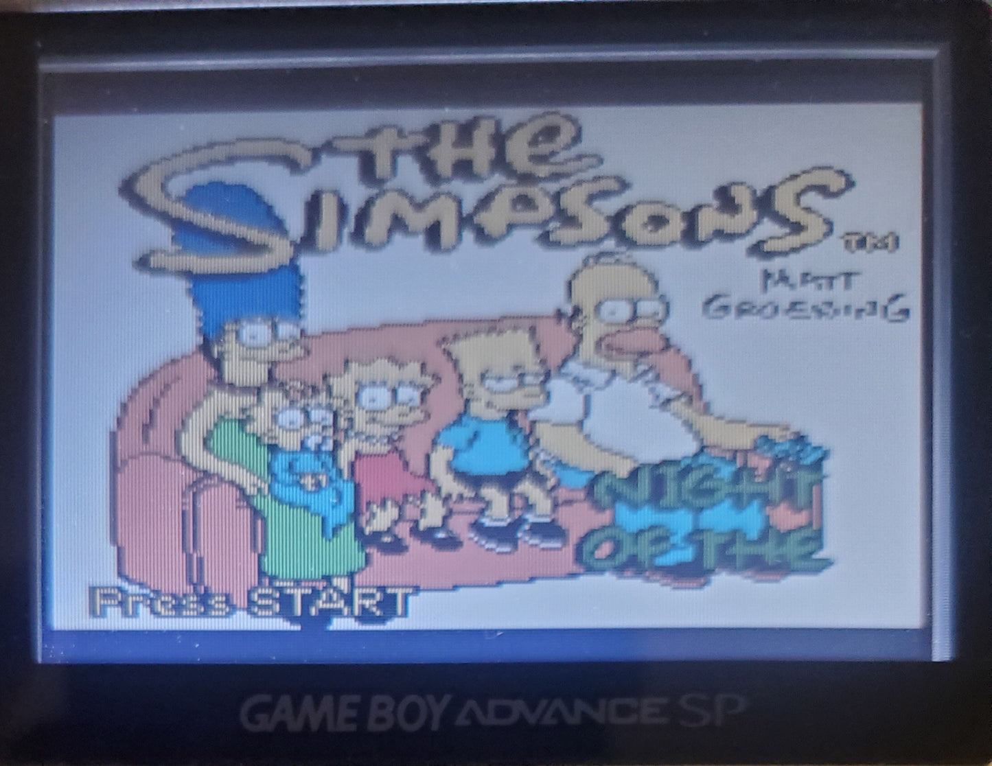 The Simpsons Treehouse of Horror GBC Video Game Catridge Gameboy Color