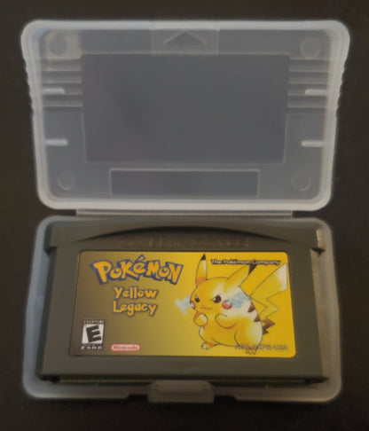 Pokemon Yellow Legacy GBA ROM Hack Video Game Boy Advance