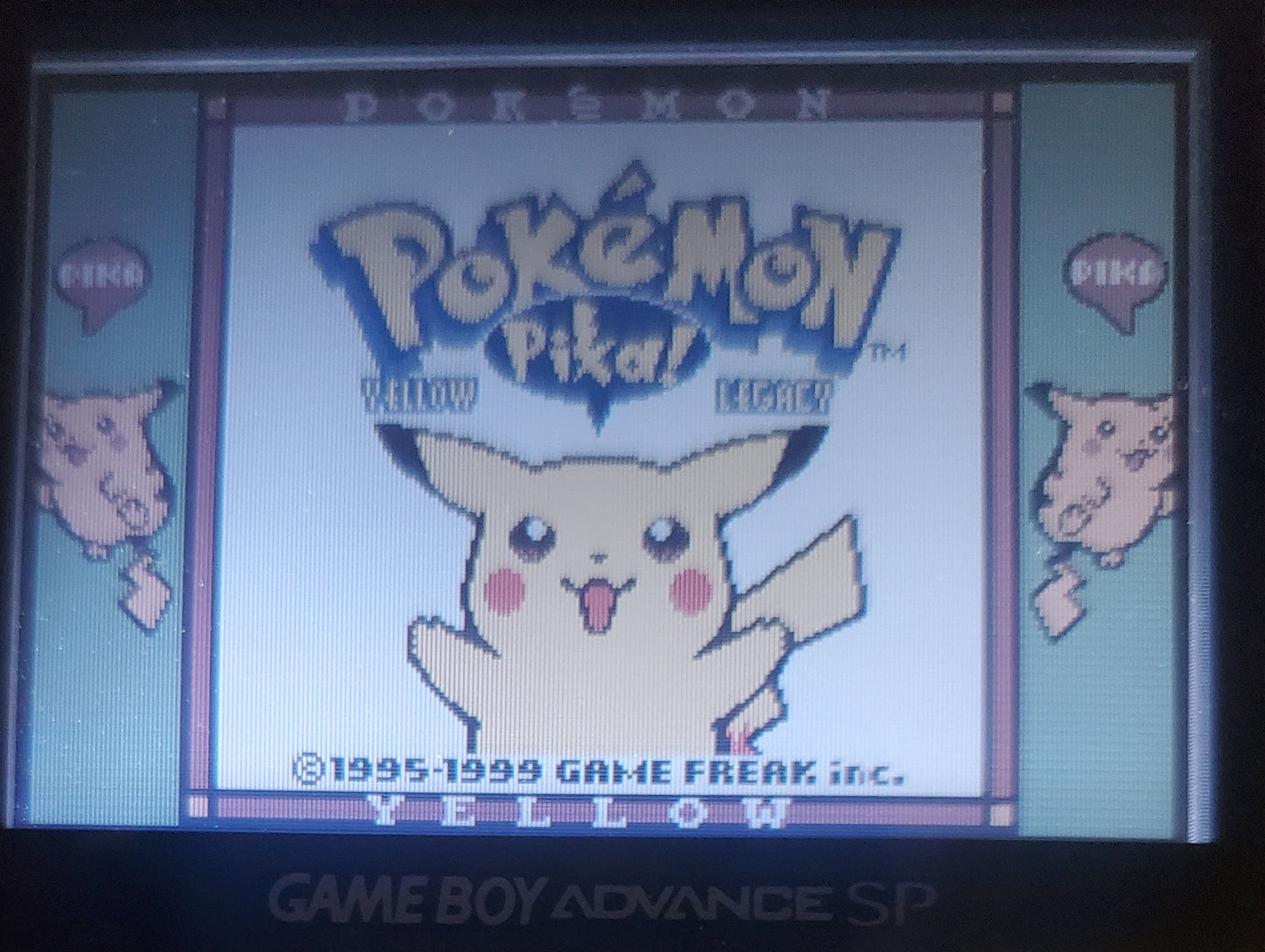 Pokemon Yellow Legacy GBA ROM Hack Video Game Boy Advance
