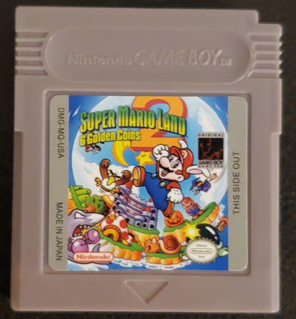 Super Mario Land 2, 6 Golden Coins GB Video Game Catridge Gameboy 1992