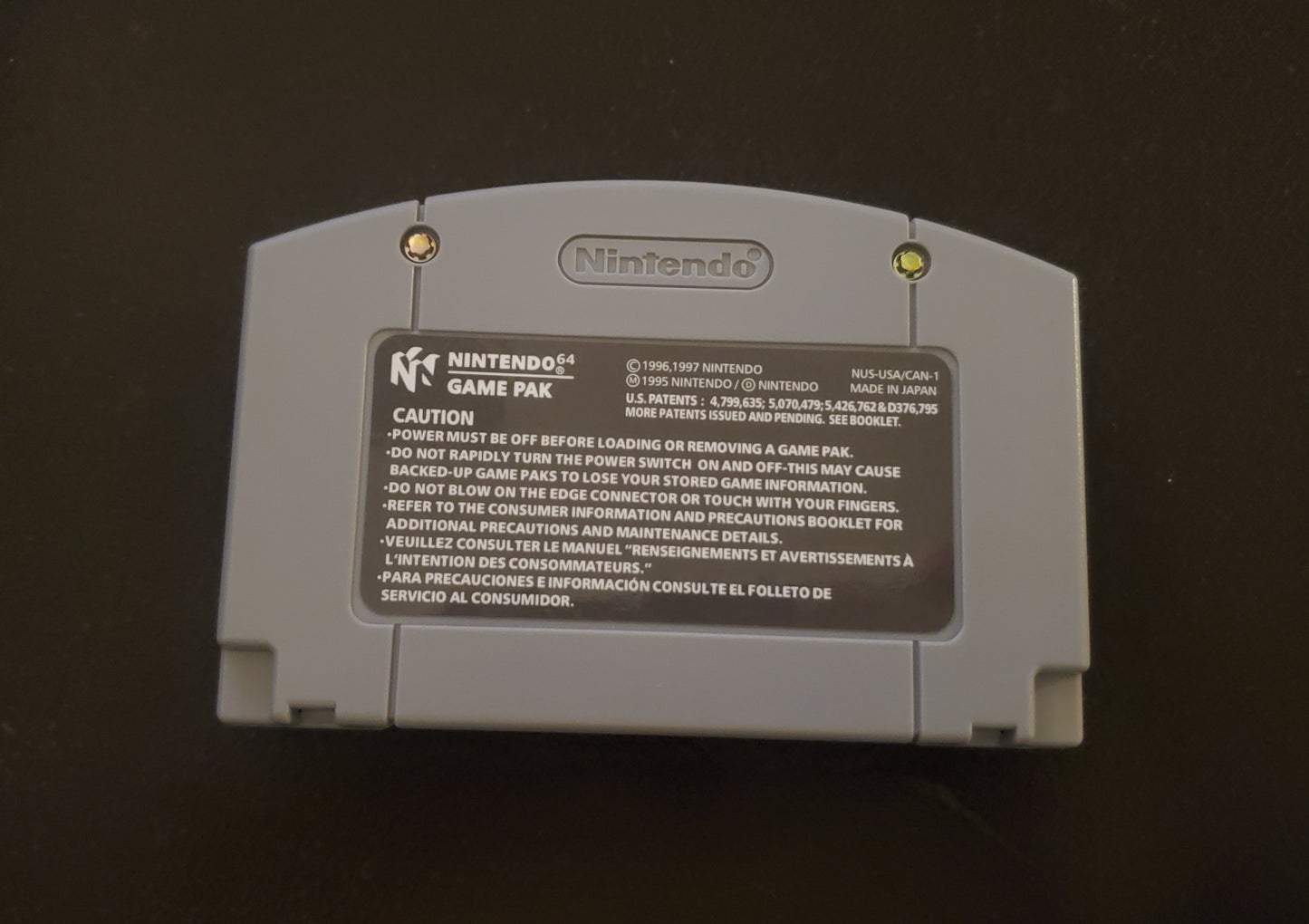 Waluigi's Taco Stand N64 Nintendo 64 Video Game Cartridge