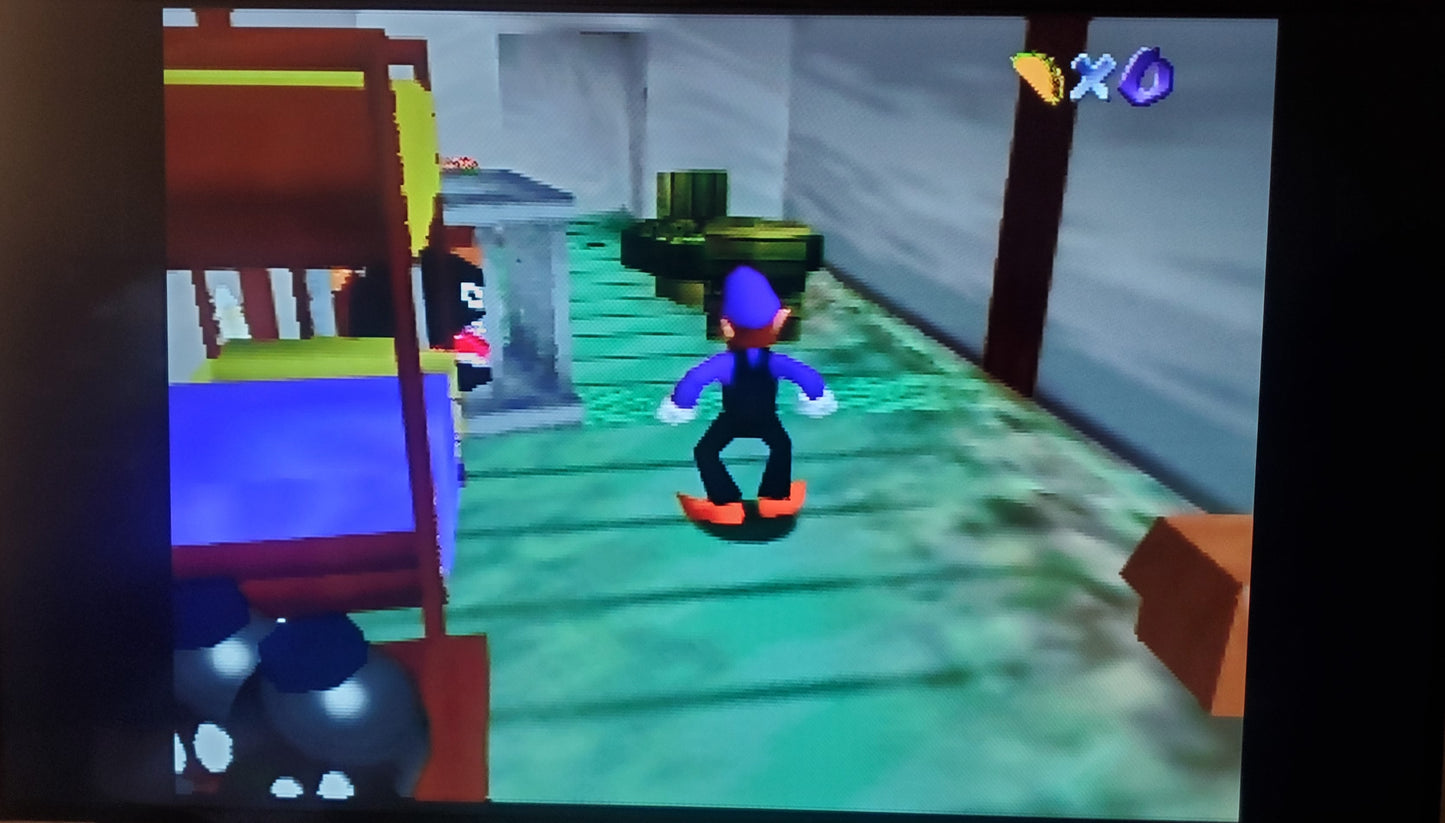 Waluigi's Taco Stand N64 Nintendo 64 Video Game Cartridge