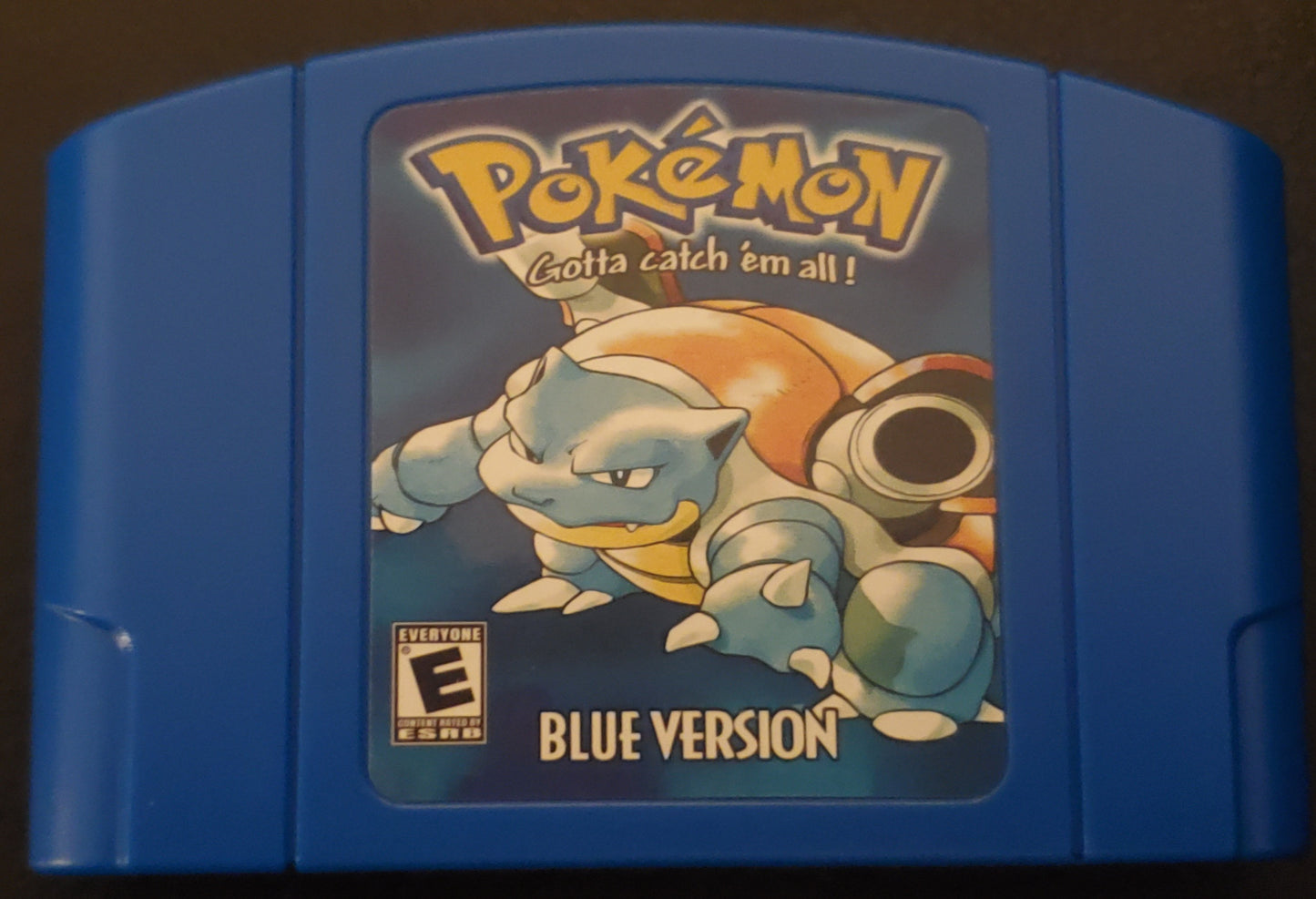 Pokemon Blue N64 Nintendo 64 Video Game Cartridge ROM Hack