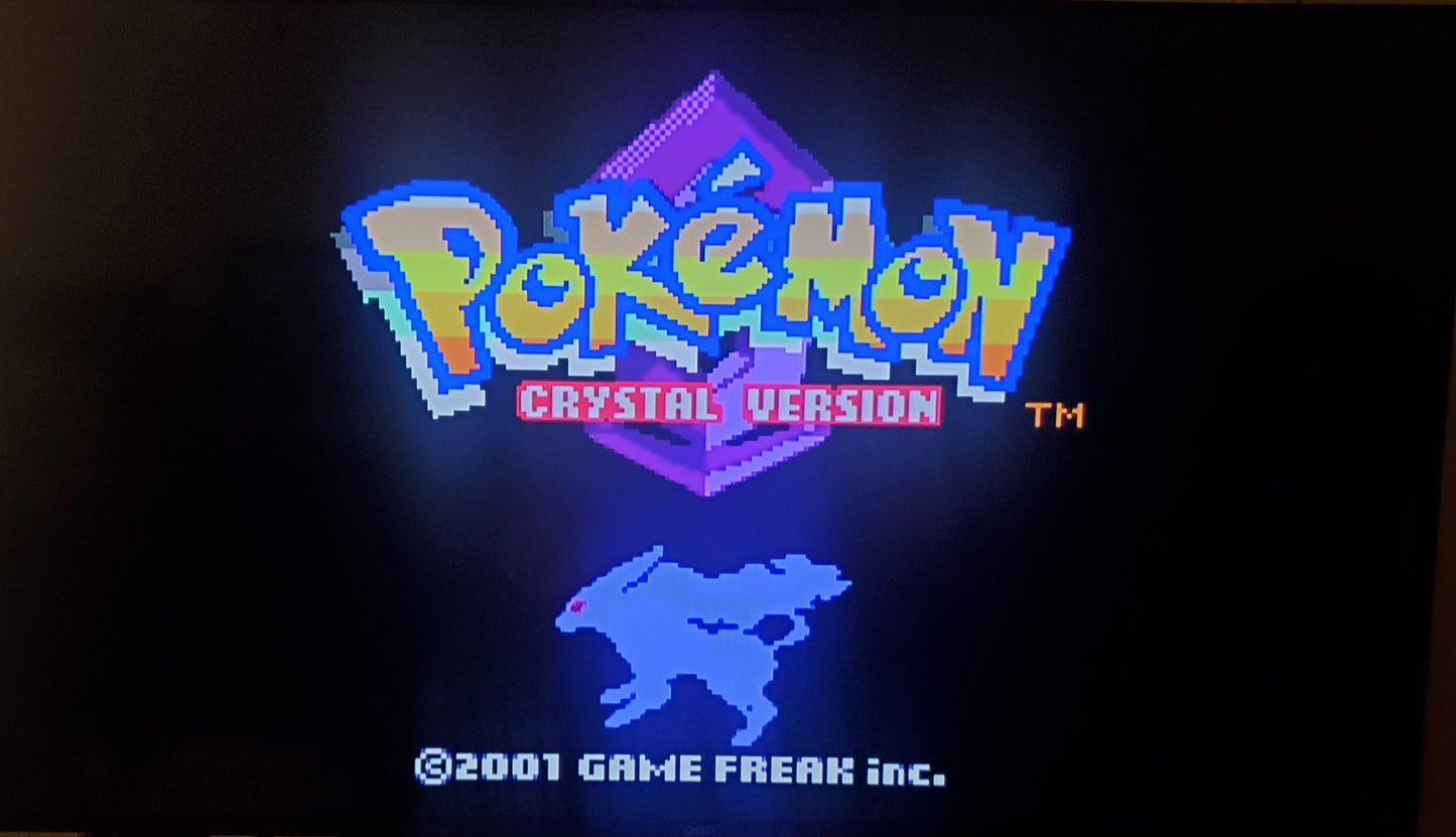 Pokemon Crystal N64 Nintendo 64 Video Game Cartridge ROM Hack