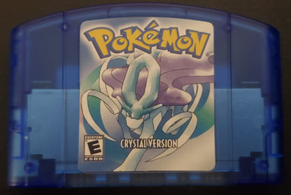 Pokemon Crystal N64 Nintendo 64 Video Game Cartridge ROM Hack
