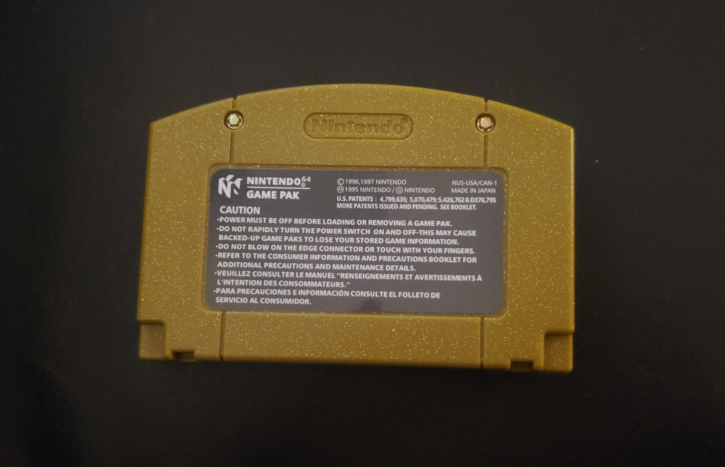 Pokemon Gold N64 Nintendo 64 Video Game Cartridge ROM Hack