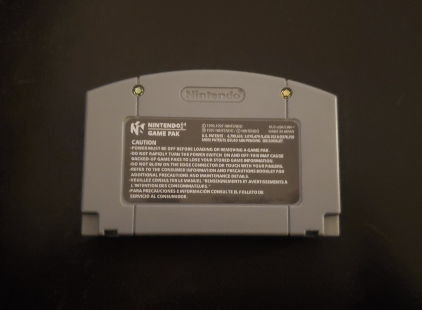 Pokemon Silver N64 Nintendo 64 Video Game Cartridge ROM Hack