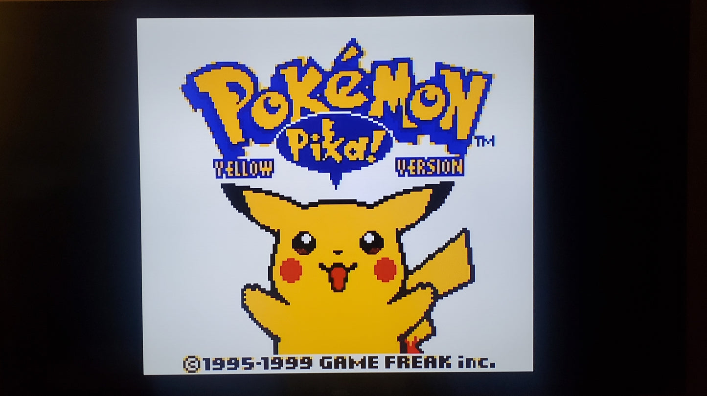 Pokemon Yellow N64 Nintendo 64 Video Game Cartridge ROM Hack