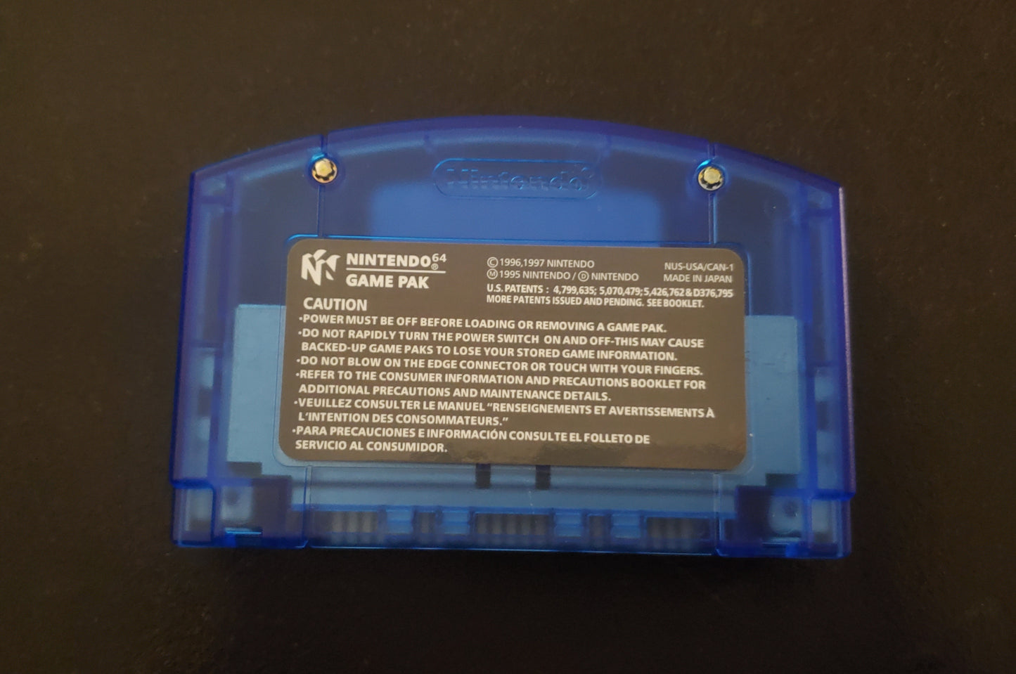 Pokemon Crystal Clear N64 Nintendo 64 Video Game Cartridge ROM Hack