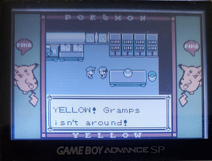 Pokemon Yellow Legacy GBA ROM Hack Video Game Boy Advance