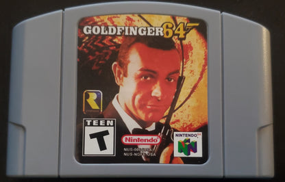 Goldfinger 64 N64 Nintendo 64 Video Game Cartridge