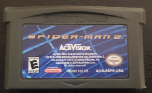 Spider-Man 2 GBA Video Game Boy Advance Nintendo