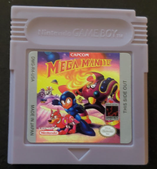 Mega Man 4 GB Video Game Cartridge Game Boy