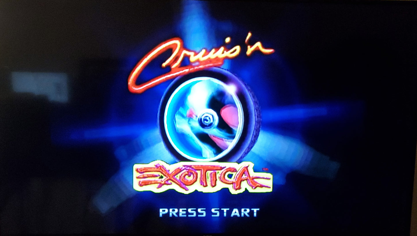 Cruis'n Exotica N64 Nintendo 64 Video Game Cartridge 2000