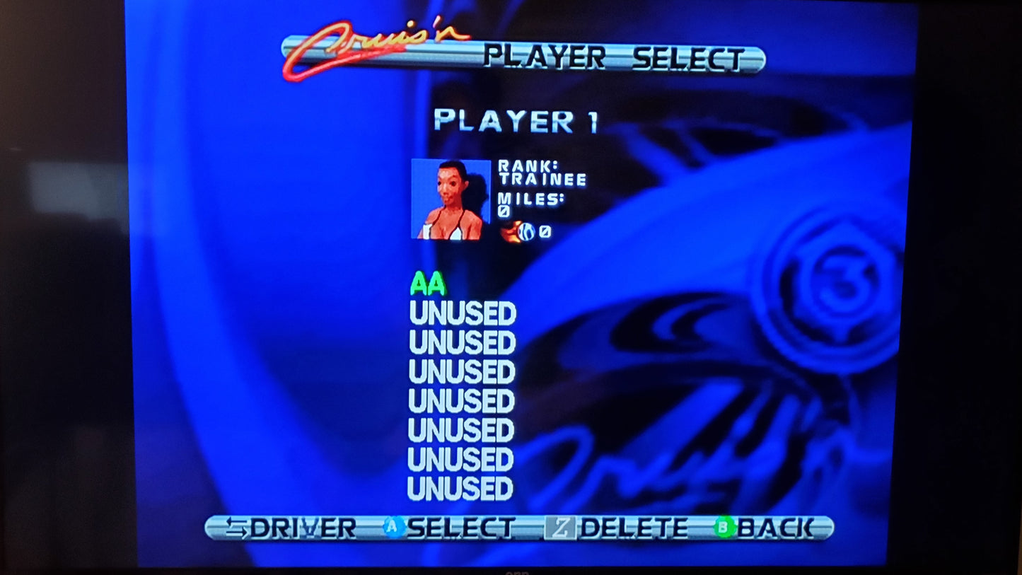 Cruis'n Exotica N64 Nintendo 64 Video Game Cartridge 2000