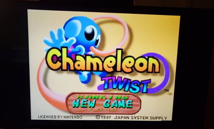 Chameleon Twist 1 N64 Nintendo 64 Video Game Cartridge 1997