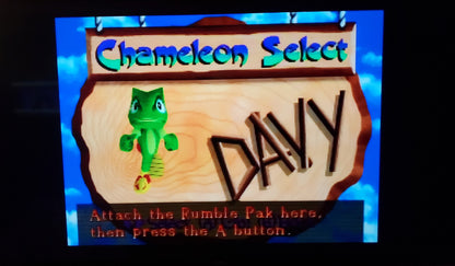 Chameleon Twist 2 N64 Nintendo 64 Video Game Cartridge 1999